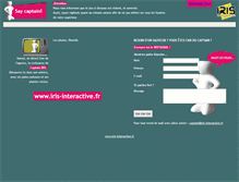 Tablet Screenshot of captain.iris-interactive.fr